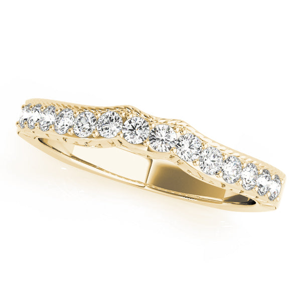 Curved Diamond Wedding Band · 0.28 ct tw