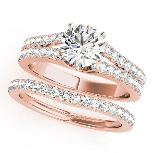 Multi-Row Diamond Engagement Ring · 0.48 ct tw