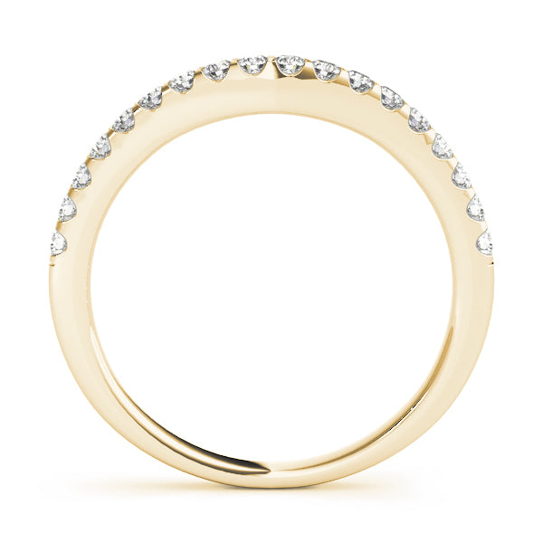 Curved Diamond Wedding Band · 0.27 ct tw