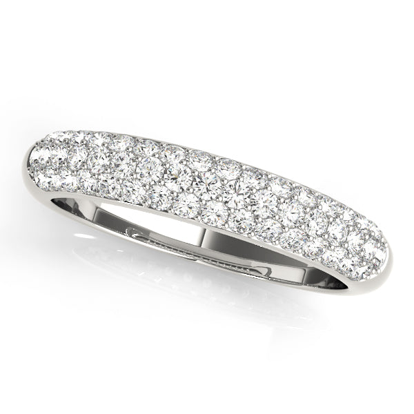 Pave Diamond Wedding Band · 0.46 ct tw