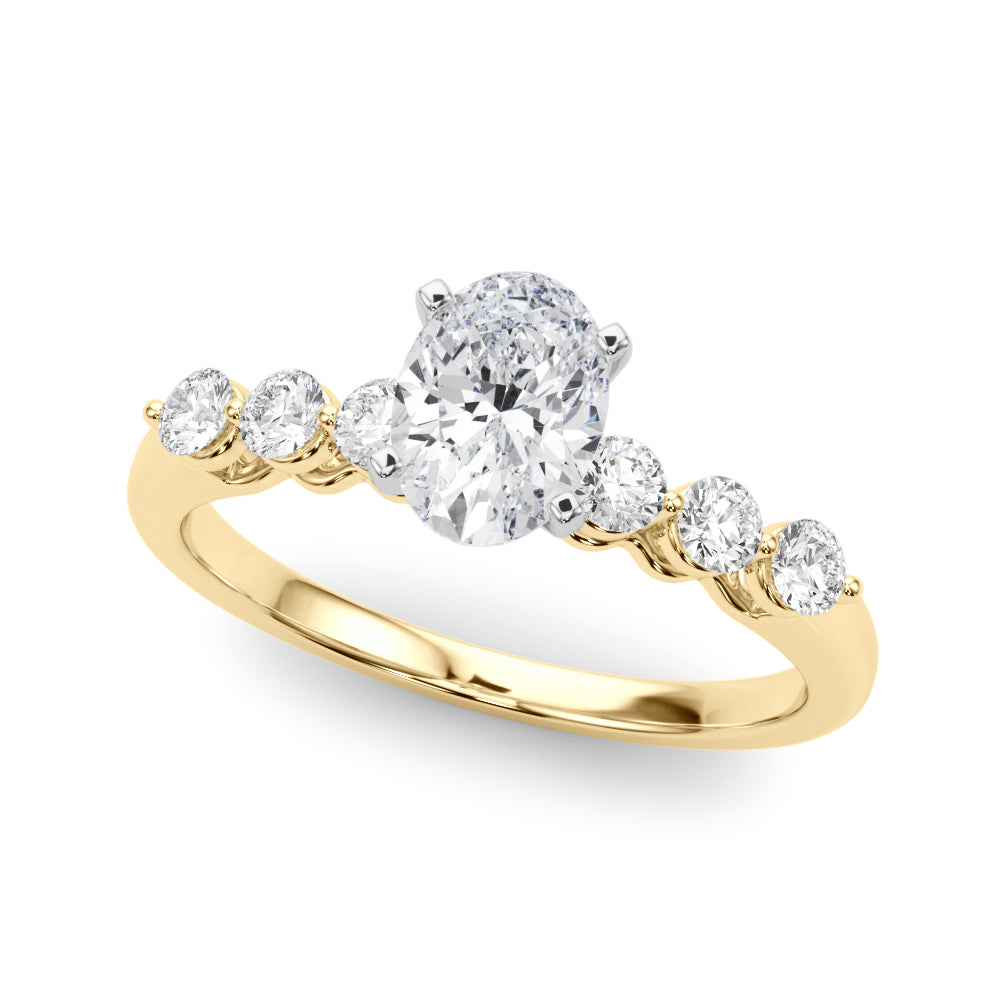 Single Row Prong Set Diamond Engagement Ring · 0.30 ct tw