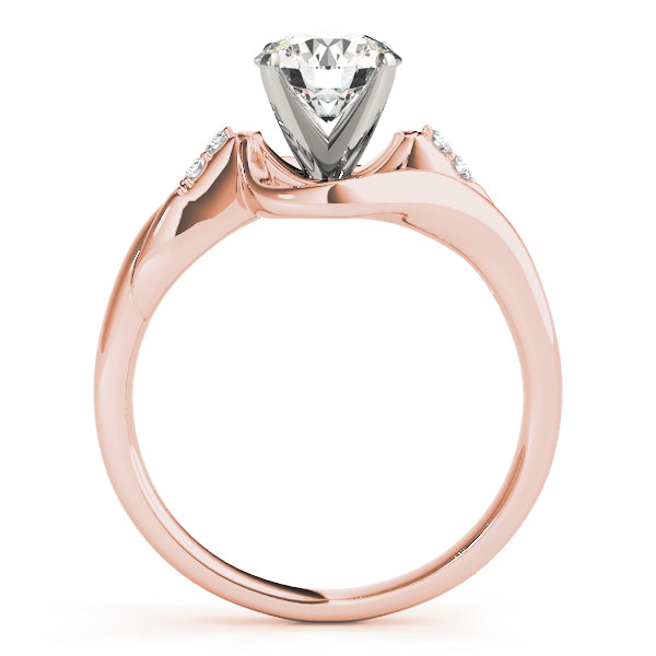 Bypass Diamond Engagement Ring · 0.04 ct tw