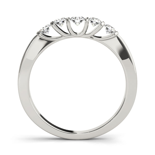 Bar Set Diamond Wedding Band · 0.30 ct tw