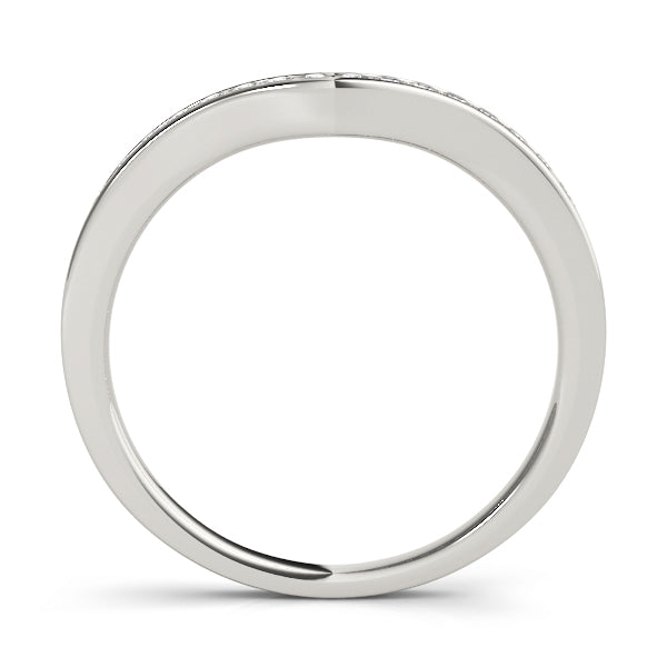 Curved Diamond Wedding Band · 0.12 ct tw