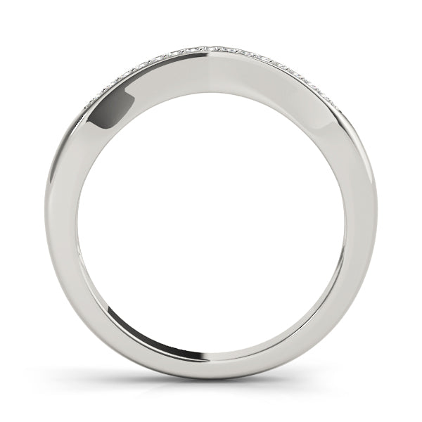 Curved Diamond Wedding Band · 0.15 ct tw