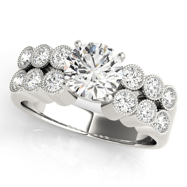 Multi-Row Diamond Engagement Ring · 0.48 ct tw