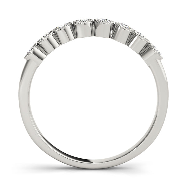 Bezel Set Diamond Wedding Band · 0.24 ct tw