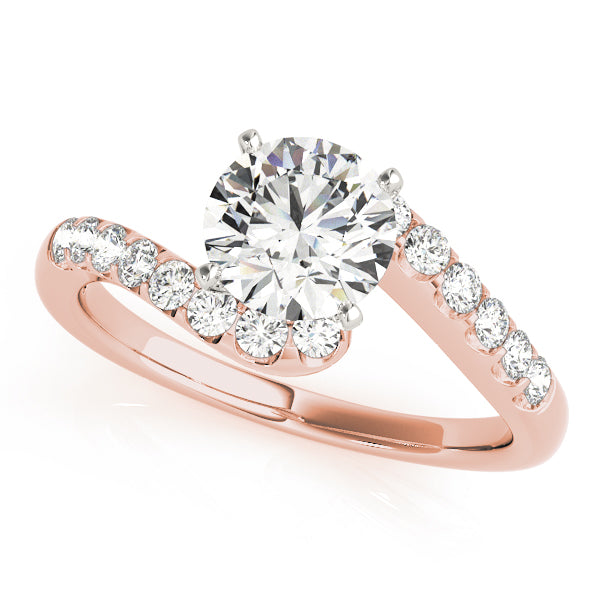 Bypass Diamond Engagement Ring · 0.24 ct tw