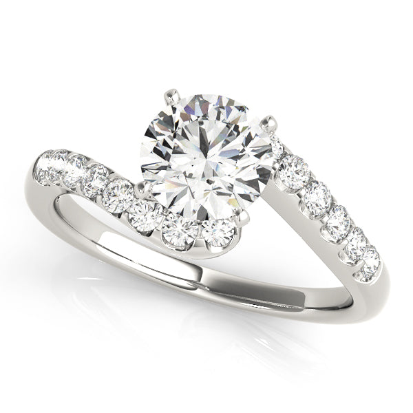 Bypass Diamond Engagement Ring · 0.24 ct tw