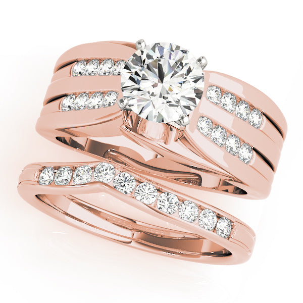 Multi-Row Diamond Engagement Ring · 0.40 ct tw