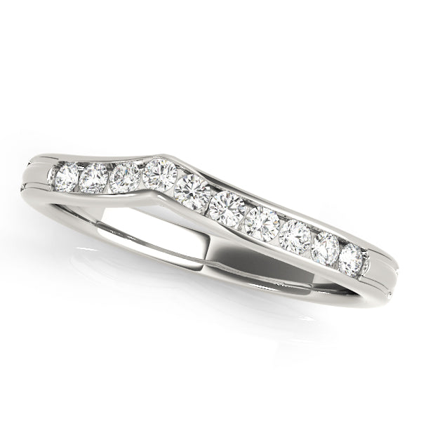 Curved Diamond Wedding Band · 0.20 ct tw