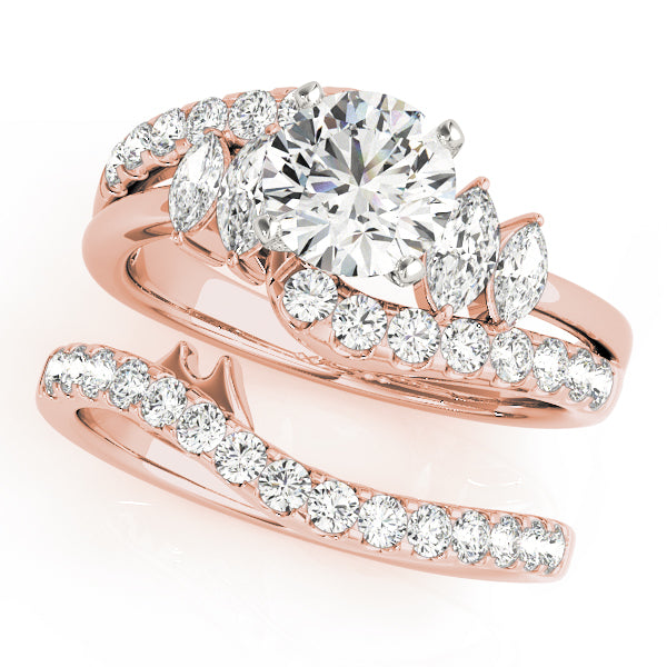 Marquise Fancy Shape Diamond Engagement Ring · 0.76 ct tw