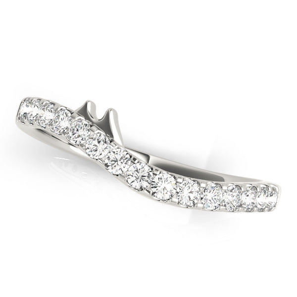 Curved Diamond Wedding Band · 0.30 ct tw
