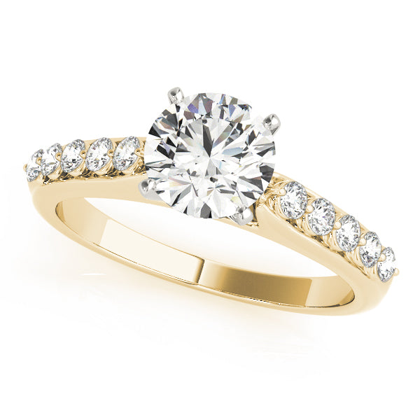 Single Row Prong Set Diamond Engagement Ring · 0.20 ct tw