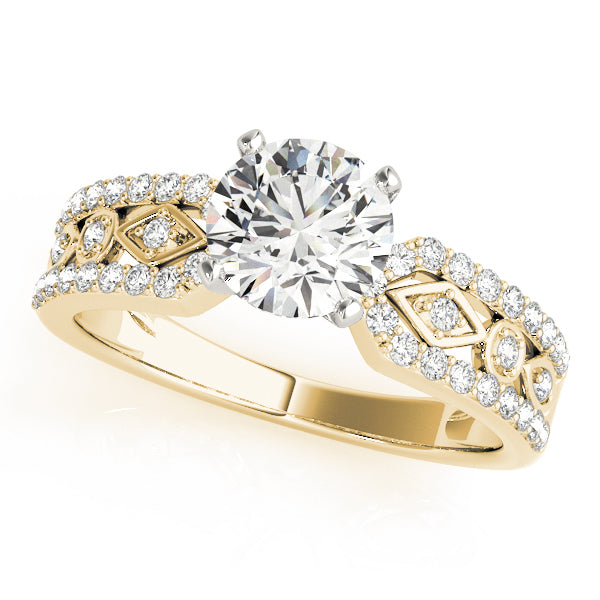 Multi-Row Diamond Engagement Ring · 0.22 ct tw