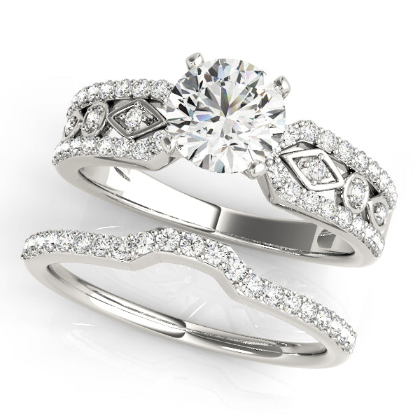 Multi-Row Diamond Engagement Ring · 0.22 ct tw