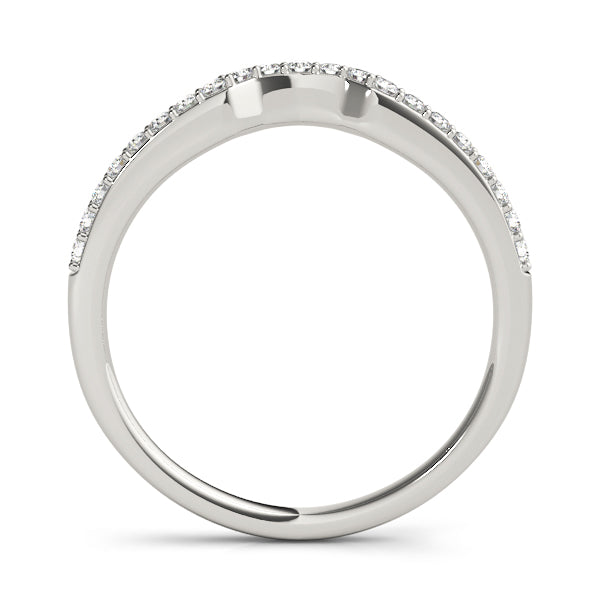 Curved Diamond Wedding Band · 0.16 ct tw