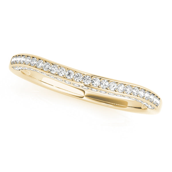 Curved Diamond Wedding Band · 0.23 ct tw