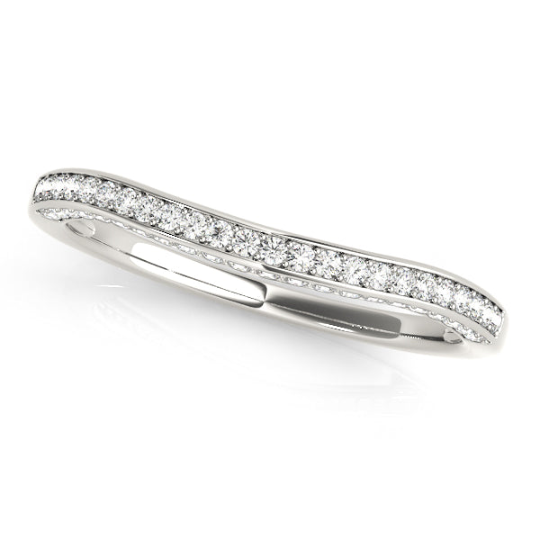Curved Diamond Wedding Band · 0.23 ct tw