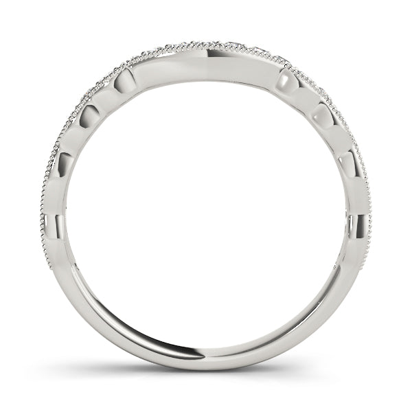 Curved Diamond Wedding Band · 0.23 ct tw