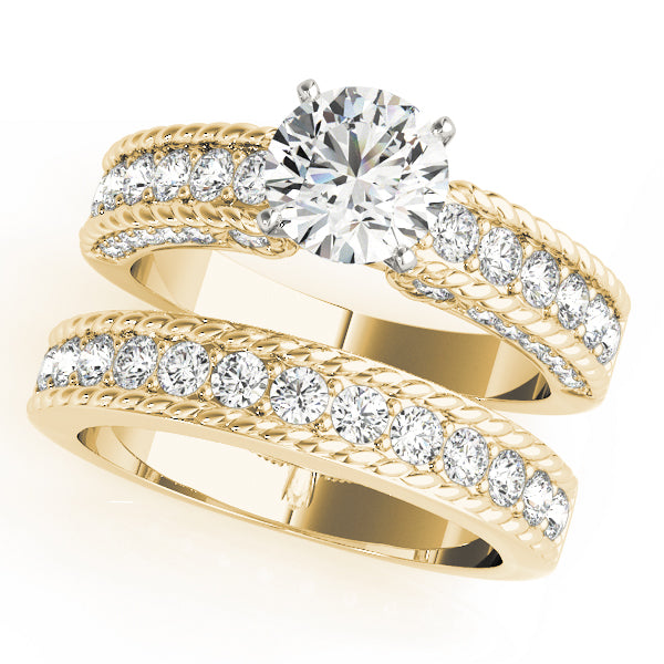 Single Row Channel Set Diamond Engagement Ring · 0.64 ct tw