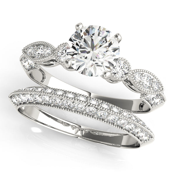 Multi-Row Diamond Engagement Ring · 0.14 ct tw