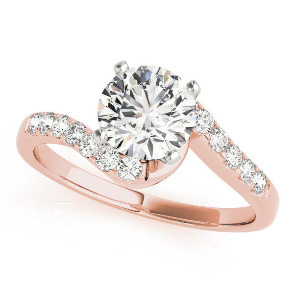Bypass Diamond Engagement Ring · 0.21 ct tw