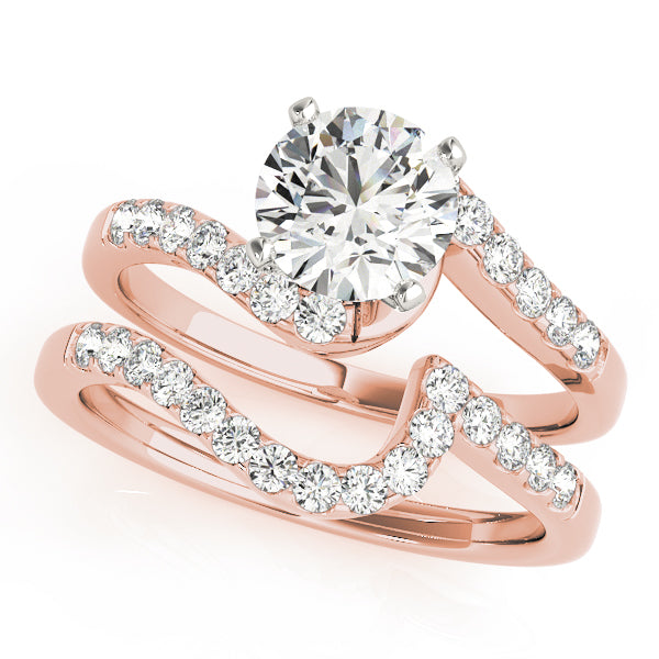 Bypass Diamond Engagement Ring · 0.21 ct tw