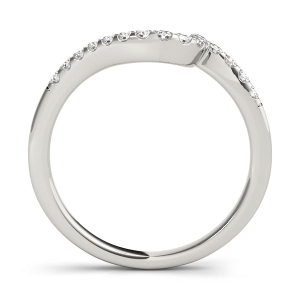 Curved Diamond Wedding Band · 0.11 ct tw