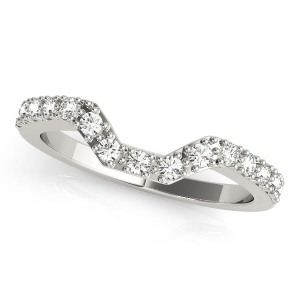 Curved Diamond Wedding Band · 0.23 ct tw