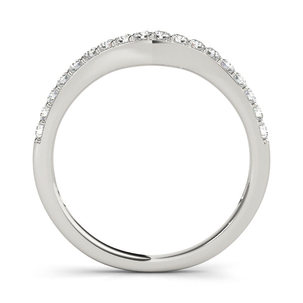 Curved Diamond Wedding Band · 0.36 ct tw