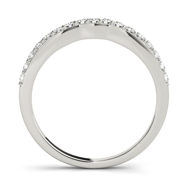 Curved Diamond Wedding Band · 0.26 ct tw