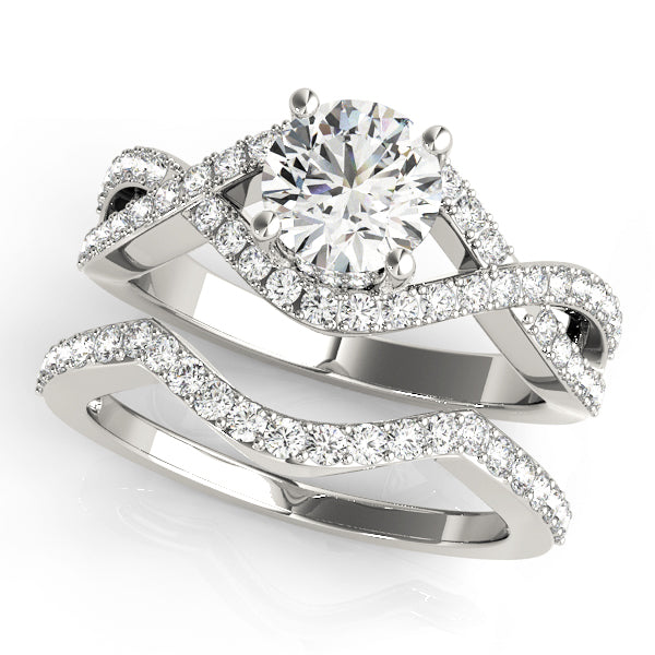 Round Multi-Row Diamond Engagement Ring · 1.53 ct tw