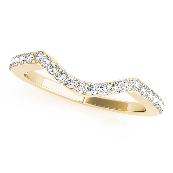 Curved Diamond Wedding Band · 0.23 ct tw