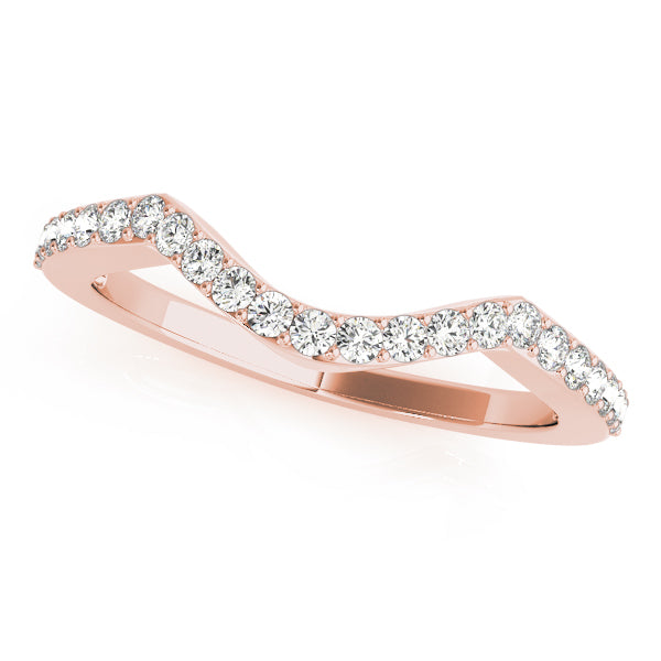 Curved Diamond Wedding Band · 0.23 ct tw