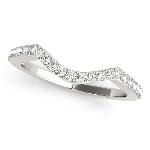 Curved Diamond Wedding Band · 0.23 ct tw