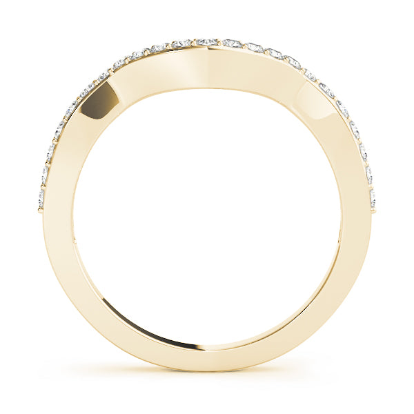 Curved Diamond Wedding Band · 0.23 ct tw