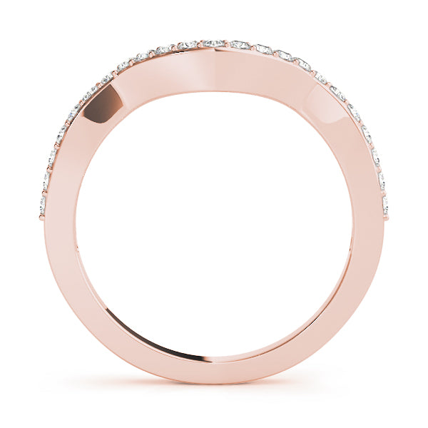 Curved Diamond Wedding Band · 0.23 ct tw