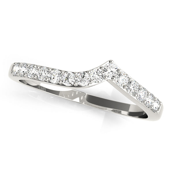 Curved Diamond Wedding Band · 0.35 ct tw