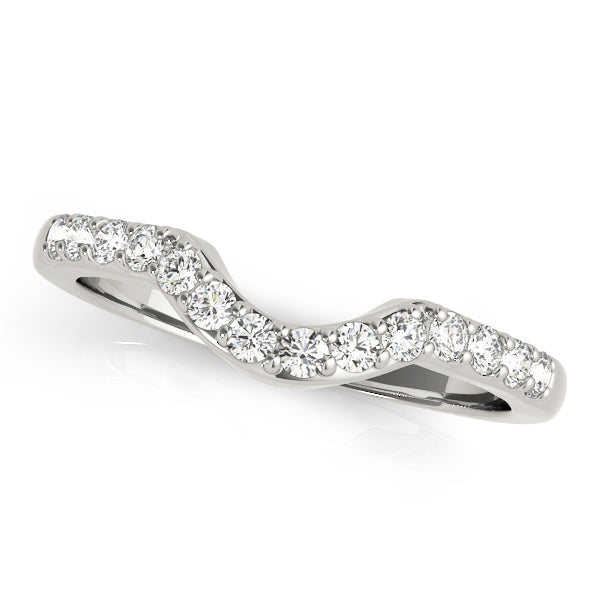 Curved Diamond Wedding Band · 0.28 ct tw