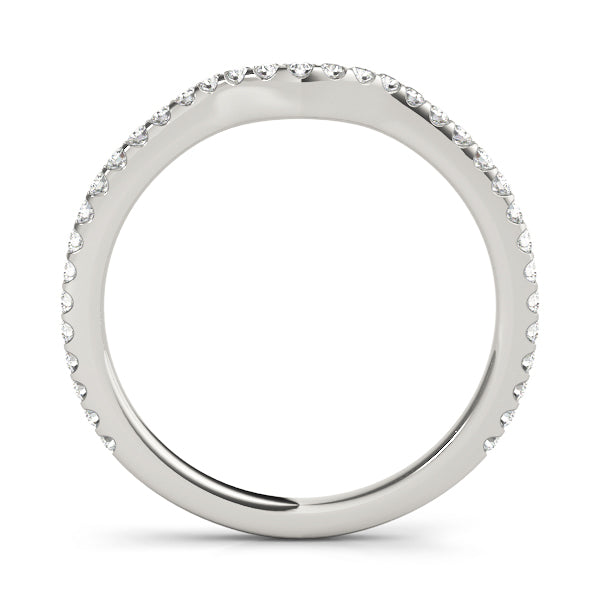 Curved Diamond Wedding Band · 0.27 ct tw