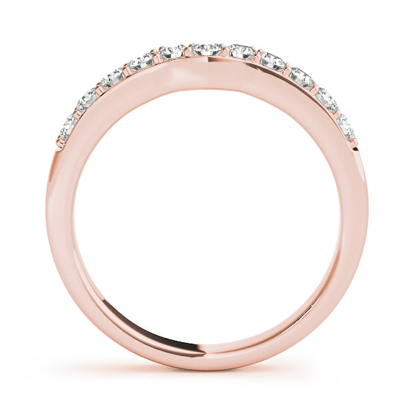 Curved Diamond Wedding Band · 0.44 ct tw