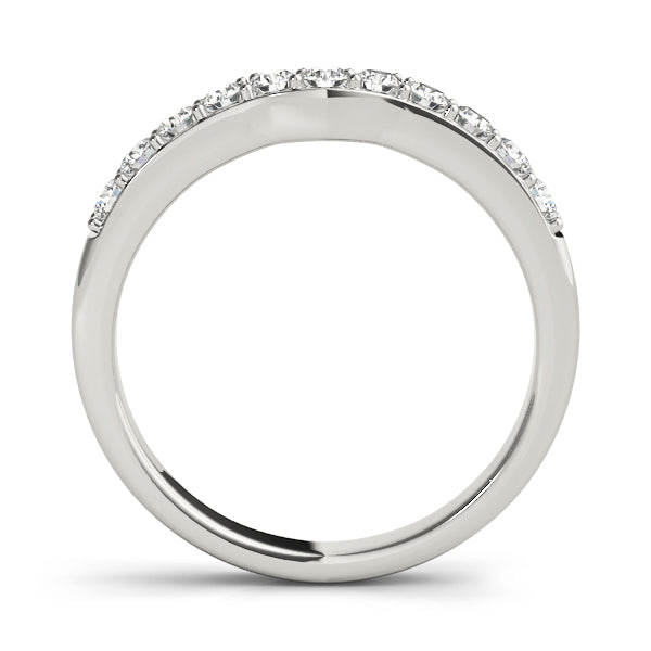 Curved Diamond Wedding Band · 0.44 ct tw