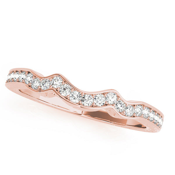 Curved Diamond Wedding Band · 0.17 ct tw