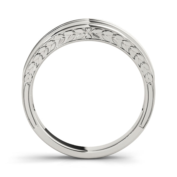 Curved Diamond Wedding Band · 0.14 ct tw