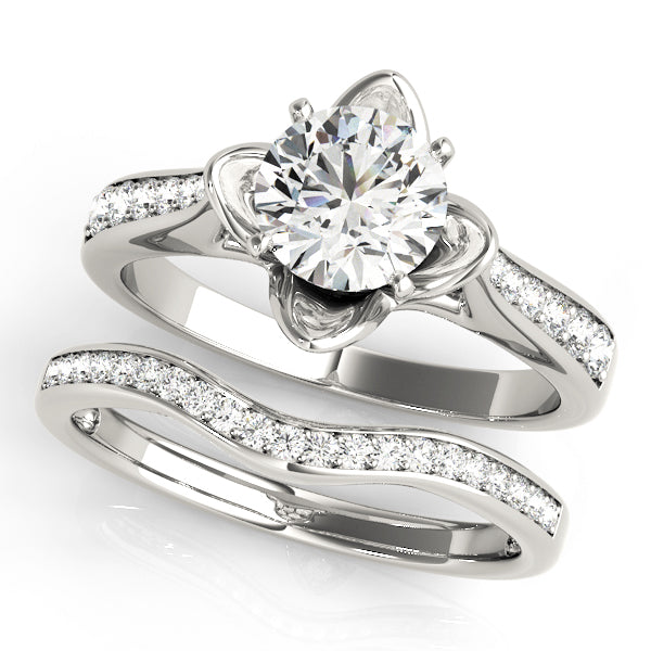 Single Row Prong Set Diamond Engagement Ring · 0.41 ct tw
