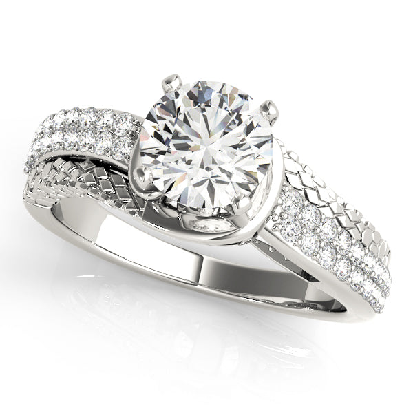 Multi-Row Diamond Engagement Ring · 0.26 ct tw