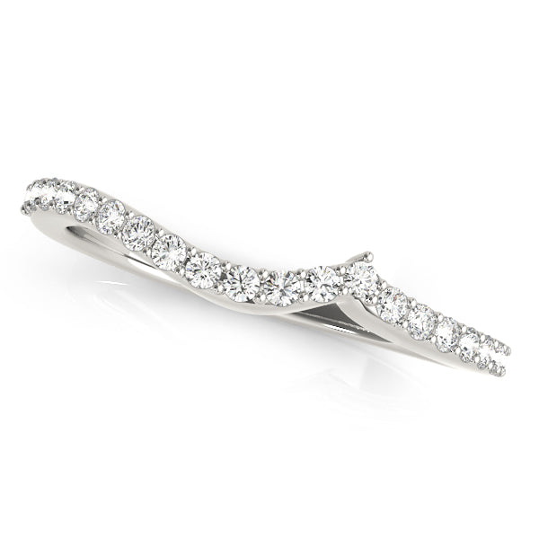 Curved Diamond Wedding Band · 0.20 ct tw