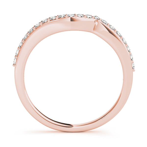 Curved Diamond Wedding Band · 0.20 ct tw