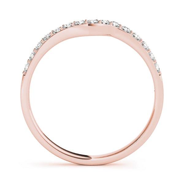 Curved Diamond Wedding Band · 0.23 ct tw
